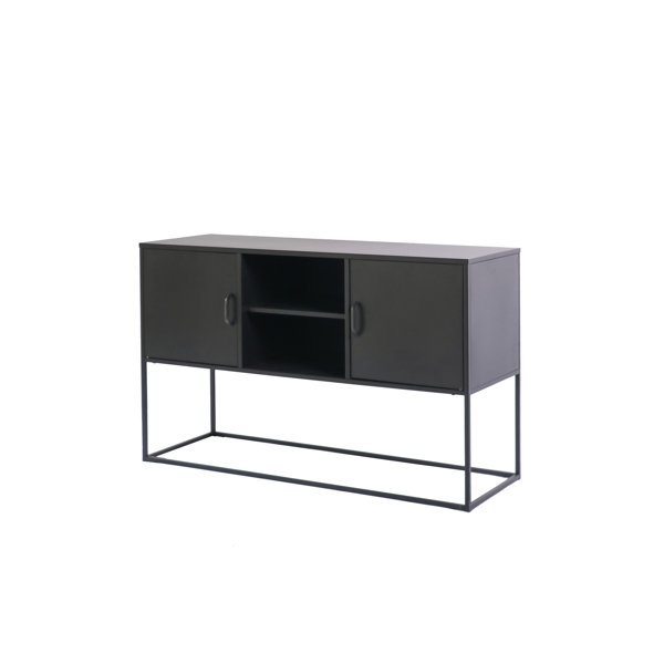 17 Stories Lovick 120 Cm Wide Steel Sideboard Wayfair.co.uk